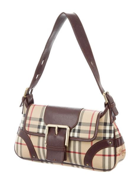 burberry nova check plaid casual shoulder bag|Burberry shoulder tote handbags.